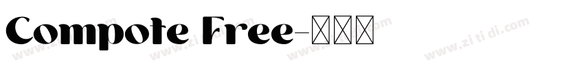 Compote Free字体转换